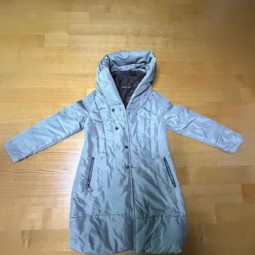 [BUNJANG] Long Padded Coat with Fur Trim / 롱패딩