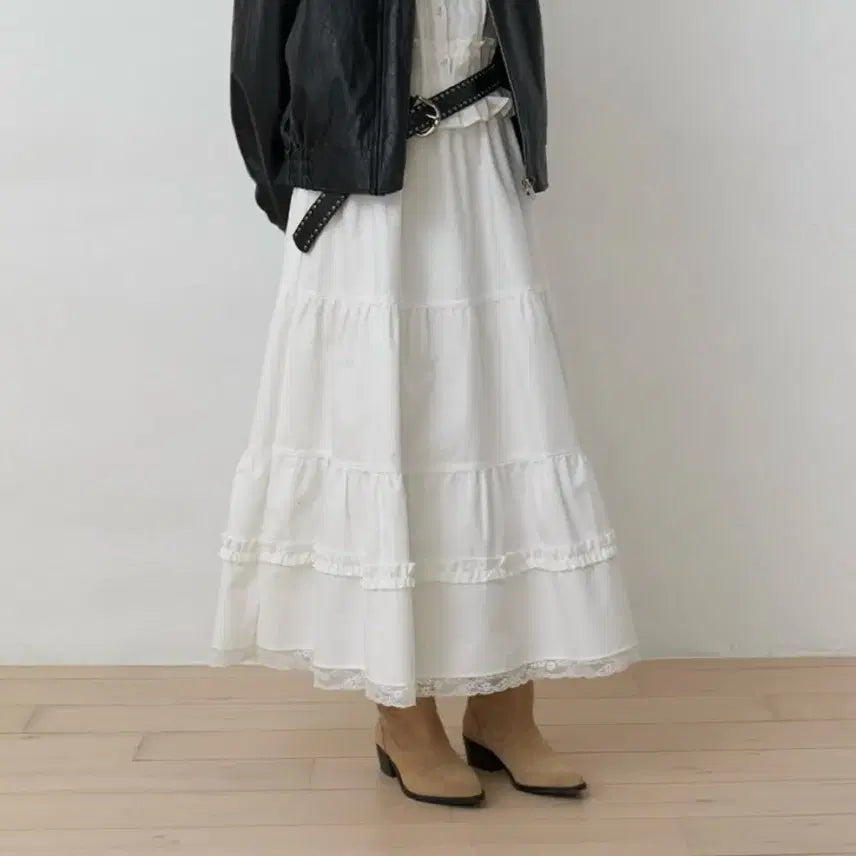 [BUNJANG] A Pure Cancan Skirt - White / [새상품] 어몽 스커트 A PURE CANCAN SKIRT_WHITE