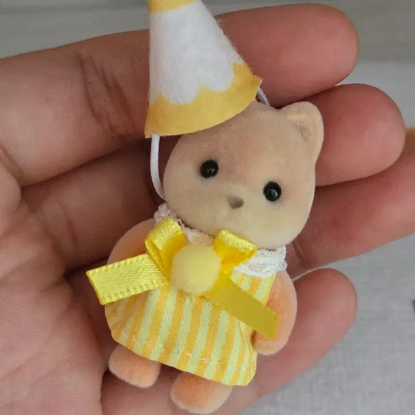 [BUNJANG] Sylvanian Families Caramel Dog Baby Split Set / 실바니안 크레파스 아기 분철 캐러맬독
