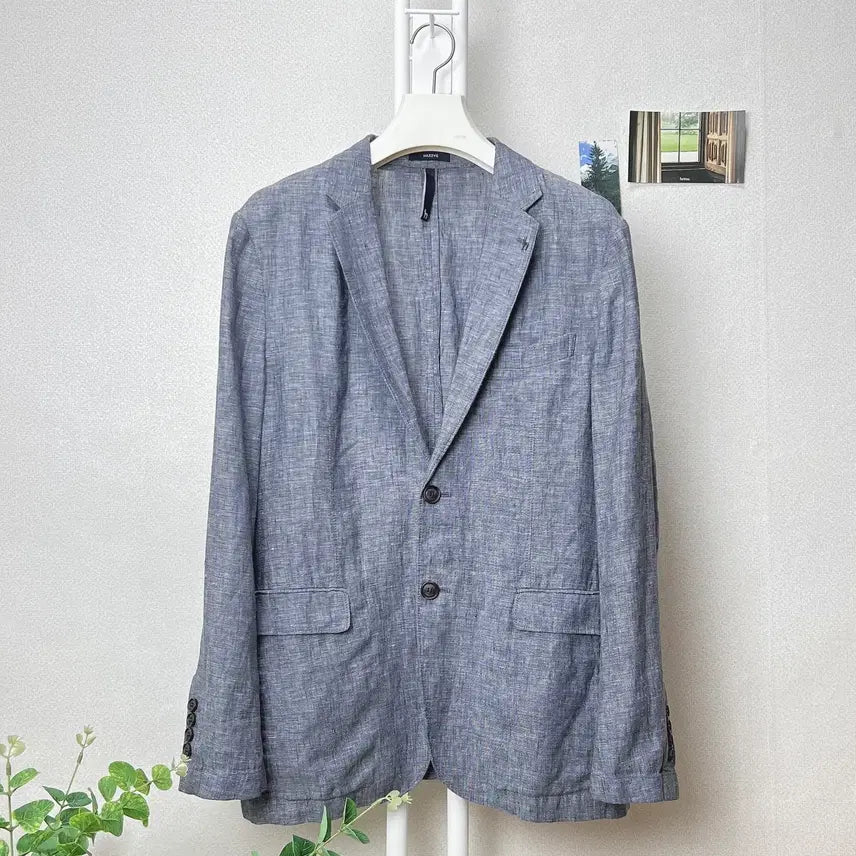 [BUNJANG] Hazzys Linen Jacket Men's Size 100 / 헤지스 린넨 자켓 100