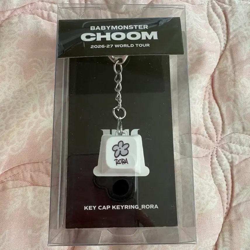 [BUNJANG] BABYMONSTER Dancing Tour MD Keycap Keyring Cliker Rora / 베이비몬스터 베몬 춤투어 엠디 MD 키캡 키링 클리커 로라