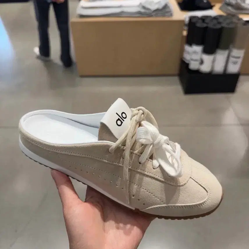 [BUNJANG] Alo Sunset Mules Beige 240 / 알로 선셋 스니커즈 뮬 베이지 240