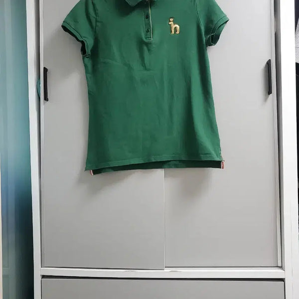 [BUNJANG] Hazzys Women's Green Golf Polo Shirt / 헤지스 여성 그린  골프웨어 카라티