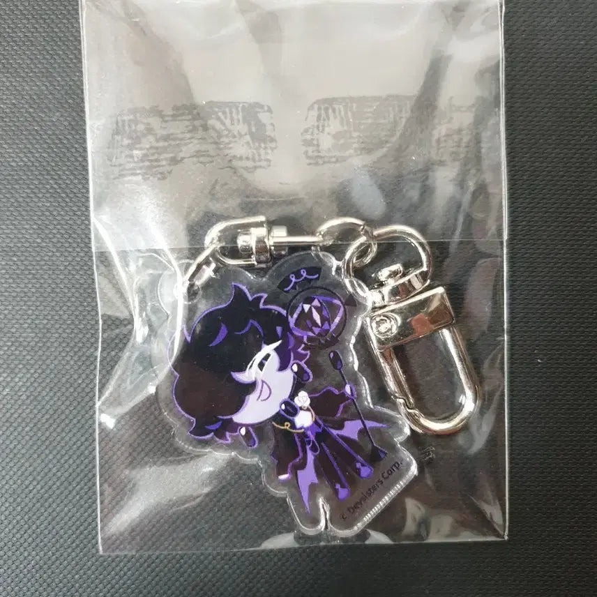 [BUNJANG] Cookie Run Black Sapphire Cookie Limited Edition Keychain / 쿠키런 한정 블랙사파이어 키링