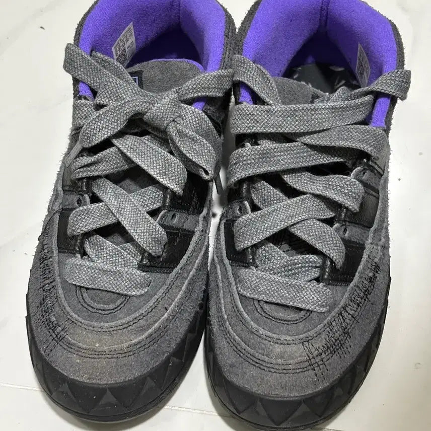 [BUNJANG] Adidas Sneakers Grey Purple / 아디다스 스니커즈 그레이 퍼플