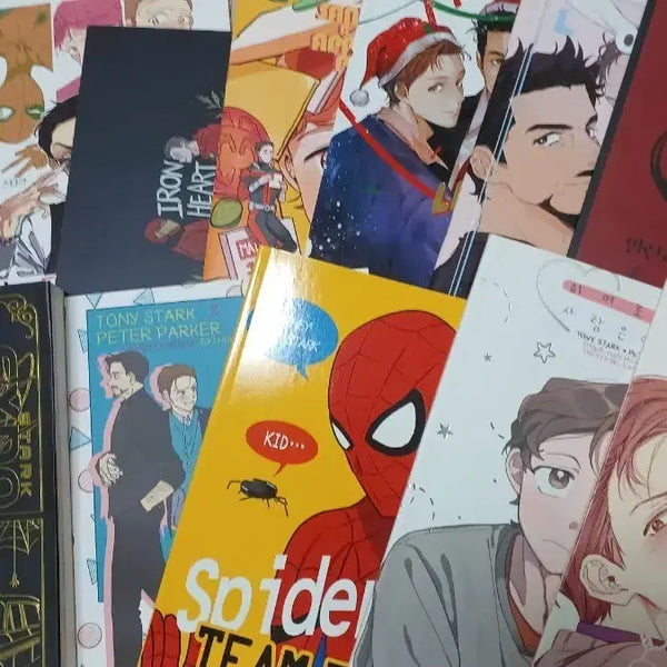 [BUNJANG] Marvel Tony & Peter Fanbook Bundle Set (34 Volumes) / 마블 토니피터 회지 34권 일괄로 팔아요!