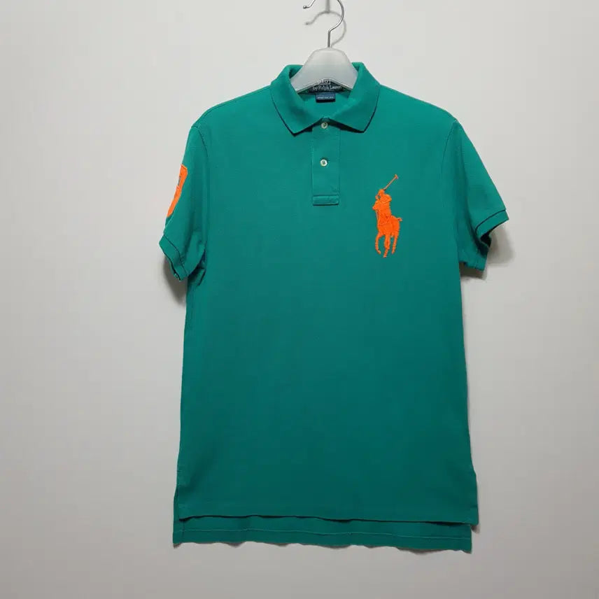 [BUNJANG] Polo Ralph Lauren Retro Big Pony Corduroy Short Sleeve Shirt Green S (95) / 폴로랄프로렌/레트로빅포니카라반팔/그린/S(95)/파라오쇼핑