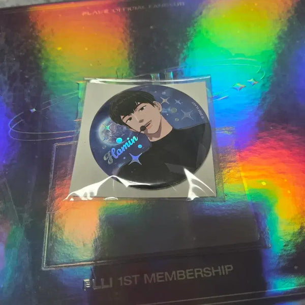 [BUNJANG] Play Rainbow Hamin Waiting For You Aniplus Can Badge / 플레이브 하민 애니플러스 기다릴게 캔뱃지