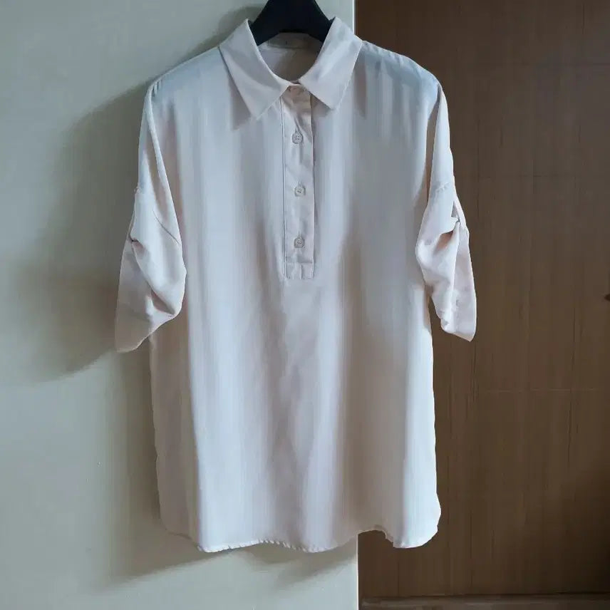 [BUNJANG] JJ JIGOTT Pink Blouse Free Size / jj지고트 블라우스 연핑크 free