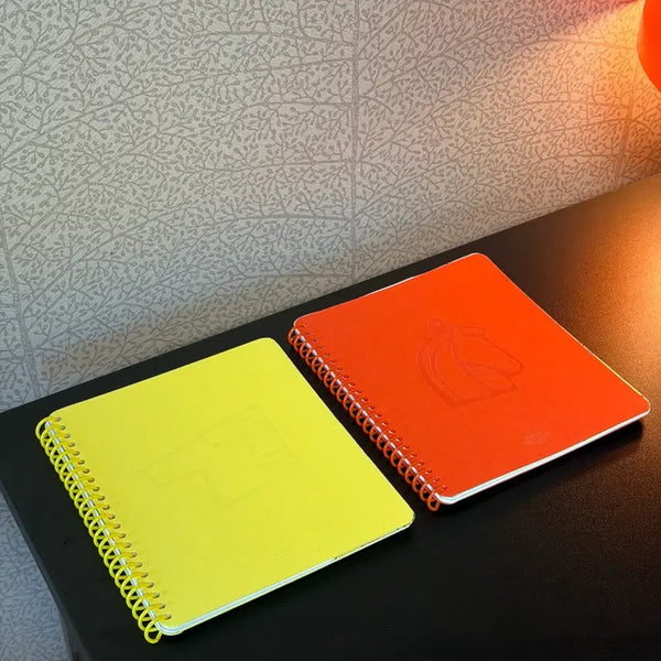 [BUNJANG] Hermès 2026 Mystery at the Grooms Note Set Yellow & Orange / 에르메스 2026 미스테리 앳더 그룸스 노트 옐로우 & 오렌지