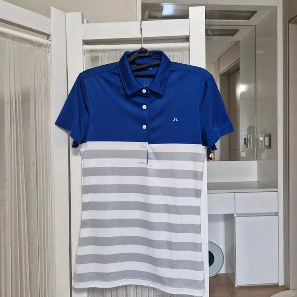 [BUNJANG] J.LINDEBERG Striped T-Shirt / 제이린드버그 티셔츠 - S
