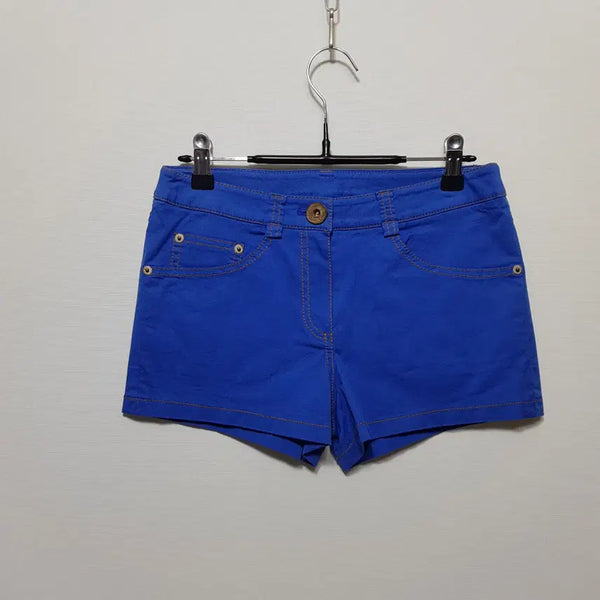 [BUNJANG] Ozsécon Mini Short Pants Blue Size 64 / 오즈세컨/미니숏팬츠/블루/스판O/64(26)/파라오쇼핑