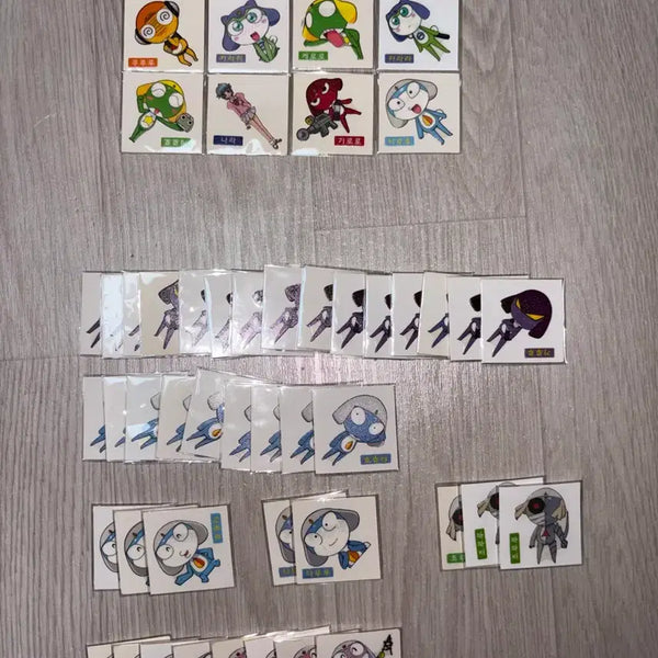 [BUNJANG] Keroro Shani Sticker Individual Sale / 케로로 샤니 띠부씰 개별판매