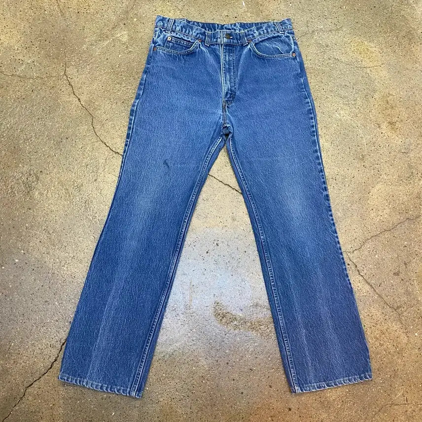 [BUNJANG] Vintage Levi's 517 Orange Tab Bootcut Jeans (Made in USA, 90s) / 90s Made in USA 빈티지 리바이스 517 오렌지탭 청바지
