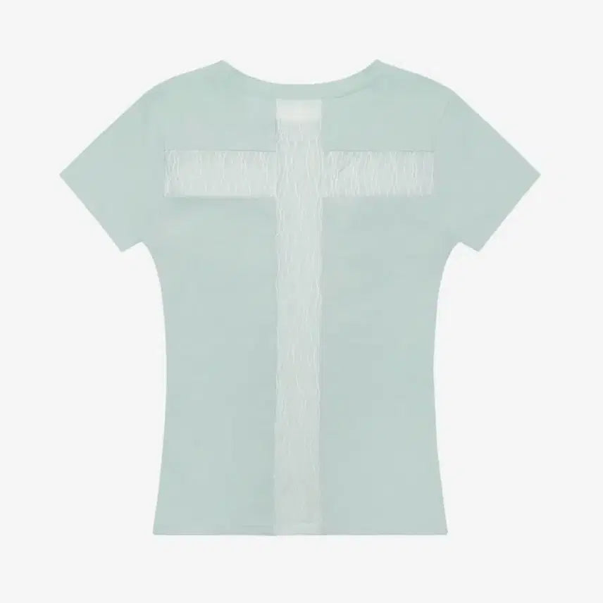 [BUNJANG] Fancy Club Back Tros Mint T-Shirt / 팬시클럽 백 트로스 티 민트
