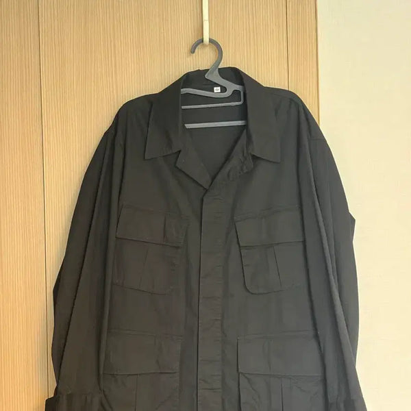 [BUNJANG] Uniqlo U Military Fatigue Jacket Black Size L / 유니클로 U 밀리터리 퍼티그 자켓 (L 사이즈)