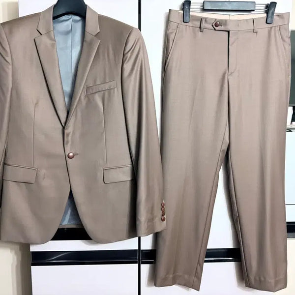 [BUNJANG] Trugen Wool 100% Suit Set Beige Size 100 / 트루젠 베이지 수트 울100% 사이즈 100 .31