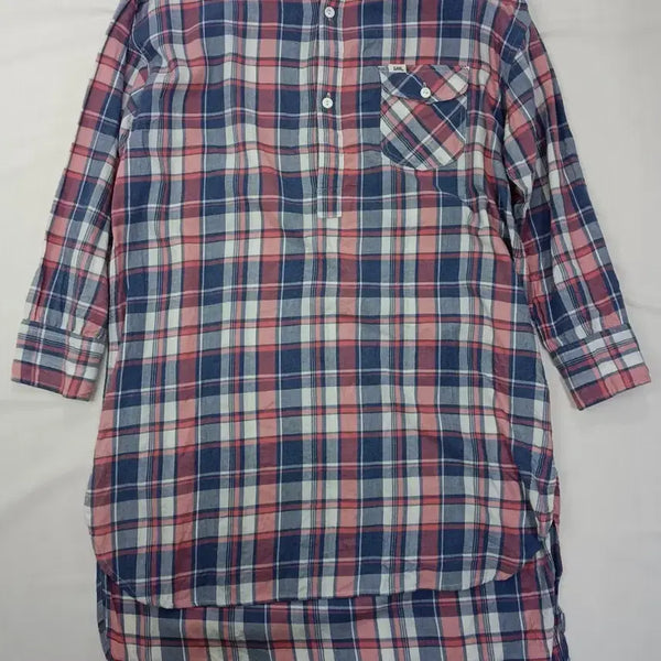 [BUNJANG] Recheck Anorak Long Dress M / 리 체크 아노락 롱 원피스 M