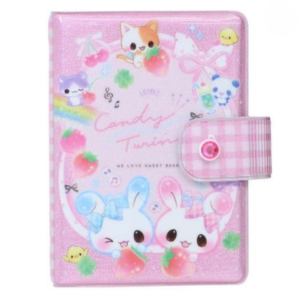 [BUNJANG] Heisei Fancy Candy Twins Sticker Binder 6-Ring Pink / [당일발송]헤이세이 팬시 캔디트윈스 씰바인더 스티커북 6공 핑크 일본