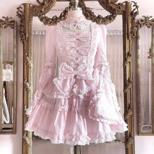 [BUNJANG] Shushu Cherry Rococo Princess Dress / 히메갸루 슈슈체리 로코코 프린세스 드레스