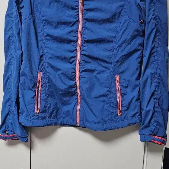 [BUNJANG] Louis Castel Blue Zip-Up Windbreaker Jacket / 루이까스텔 블루 집업 바람막이