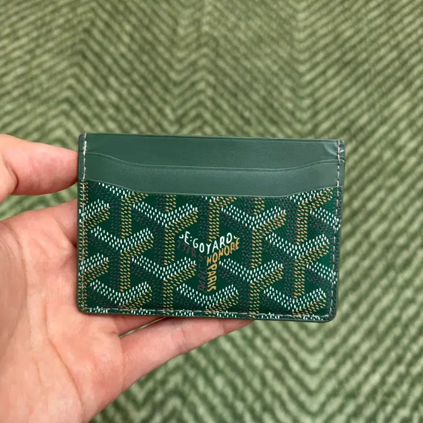 [BUNJANG] Goyard Saint Louis Card Holder Green / [정품]고야드 생루이 카드 지갑 그린