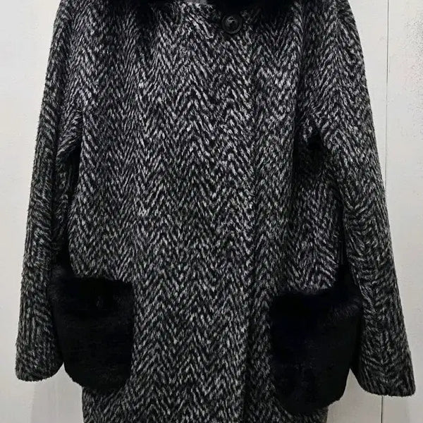 [BUNJANG] Cinzia Rocca Icons Herringbone Coat / 친지아로카(Cinzia Rocca)아이콘즈(Icons) 헤링본 코트