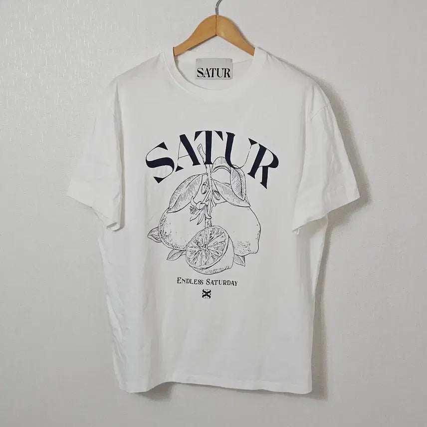 [BUNJANG] SATUR Capri Citron Drawing Summer T-shirt (Mint Condition) / 세터 SATUR 반팔 카프리시트론 드로잉 썸머 L (거의 새상품)