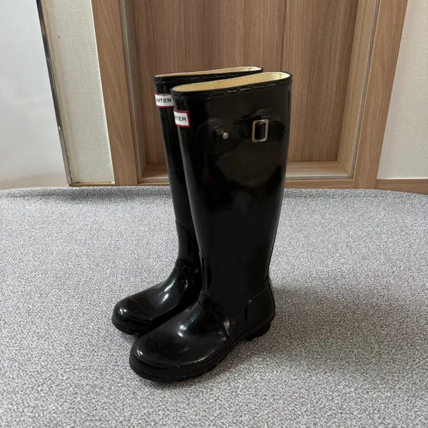 [BUNJANG] Hunter Glossy Rain Boots UK4 230 / [정가 15만원] HUNTER 헌터 레인부츠 230