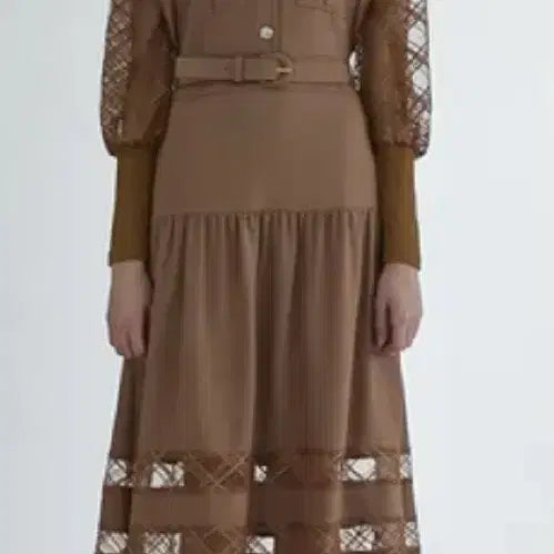 [BUNJANG] Egoist 21FW High Neck Pocket Detail Dress / 에고이스트 하이넥 포켓 장식 원피스 21FW