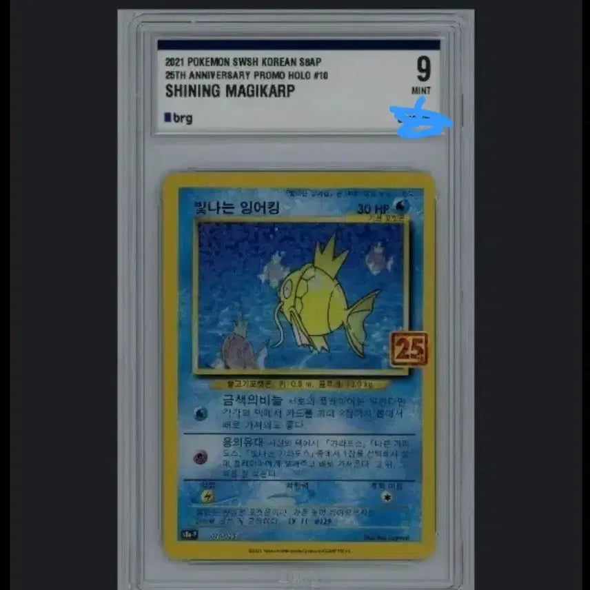 [BUNJANG] Pokemon 25th Anniversary Magikarp Holo Card / 포켓몬 카드 잉어킹 25주년 팝니다