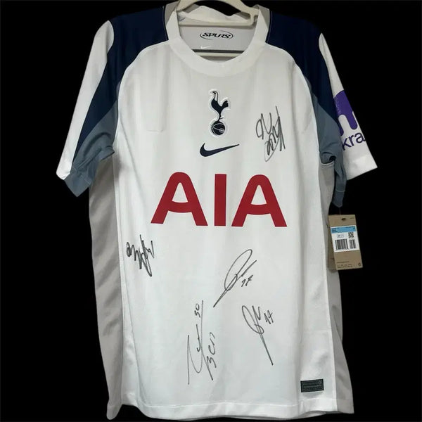 [BUNJANG] 25-26 Tottenham Hotspur Home Squad Signed Authentic Jersey New / 25-26 토트넘 홈 스쿼드 친필 싸인 유니폼 새상품