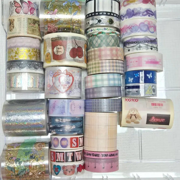 [BUNJANG] Vintage & Kitschy Washi Tape Bundle Set (32 Designs) / 마테처분5 통마테 32종 개당4천원 빈티지마테 키치마테