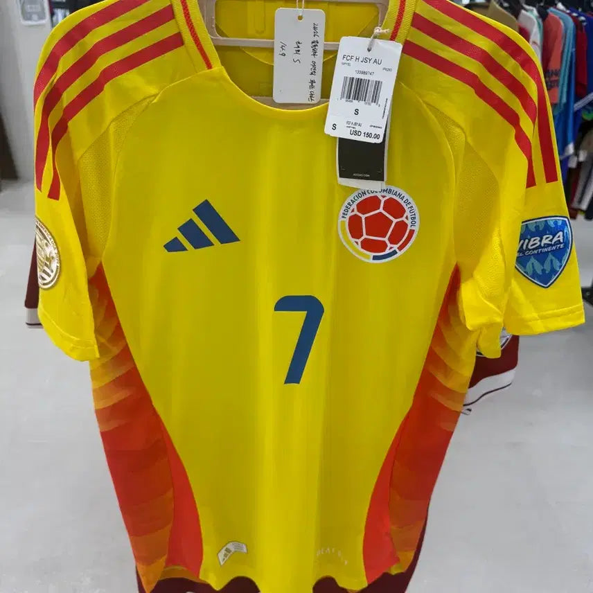 [BUNJANG] Colombia Luis Diaz Authentic 24/26 Jersey / 24/26 콜롬비아 어센틱 루이스 디아스 유니폼 새제품