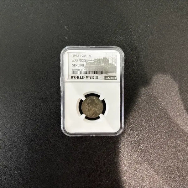 [BUNJANG] NGC Certified Authentic WWII War Nickel (35% Silver) / NGC 정품인증 2차대전 War Nickel / 35% 은화
