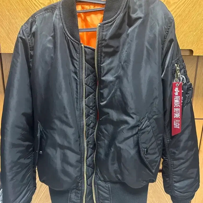 [BUNJANG] Alpha Industries MA-1 Bomber Jacket Black / 알파인더스트리 MA-1 봄버 자켓 블랙