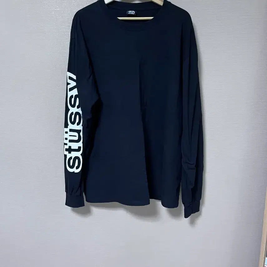 [BUNJANG] Stussy Long Sleeve T-Shirt Black / 스투시 긴팔 티셔츠 블랙