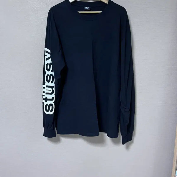 [BUNJANG] Stussy Long Sleeve T-Shirt Black / 스투시 긴팔 티셔츠 블랙