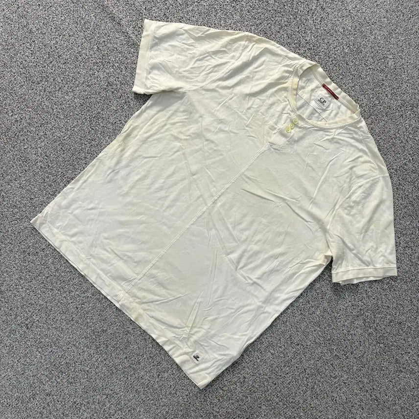 [BUNJANG] CP Company Henryneck Short Sleeve T-shirt XXL / XXL 씨피컴퍼니 헨리넥 반팔 티셔츠 0714J1