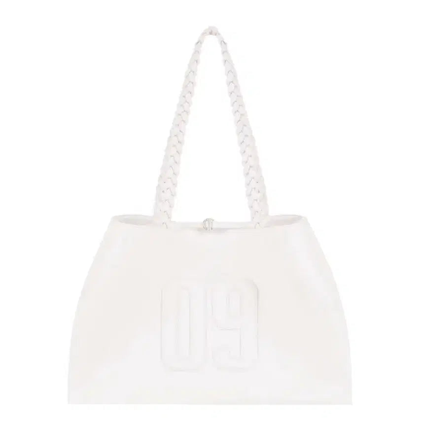 [BUNJANG] Glesier 09 Numbering Leather Bag Tote Bag Cream / 클리시어 09 넘버링 레더백 토트백 크림 cream