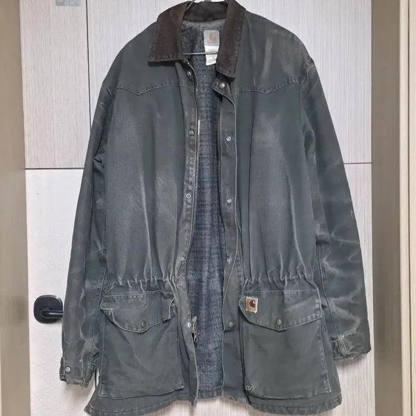 [BUNJANG] Carhartt C52 Moss Green Tall Fit Work Pants / 칼하트 C52 모스 그린 [ Large ]