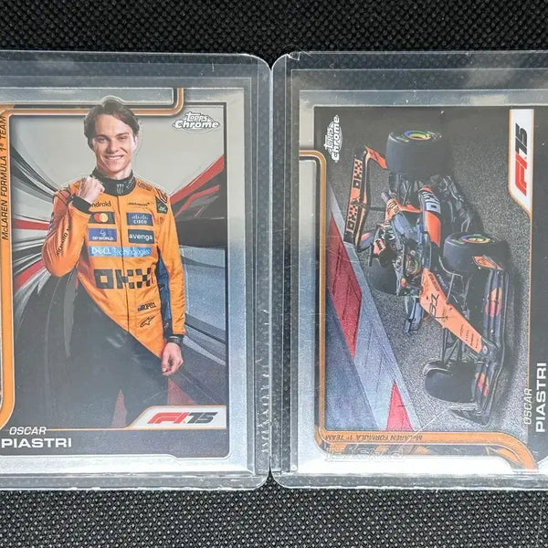 [BUNJANG] 2025 Topps Chrome F1 Oscar Piastri Card Set / 2025 탑스 크롬 F1 오스카 피아스트리 카드 세트