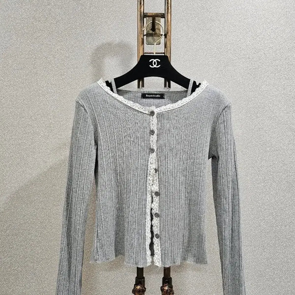 [BUNJANG] Cardigan and Camisole Set / 가디건나시 세트