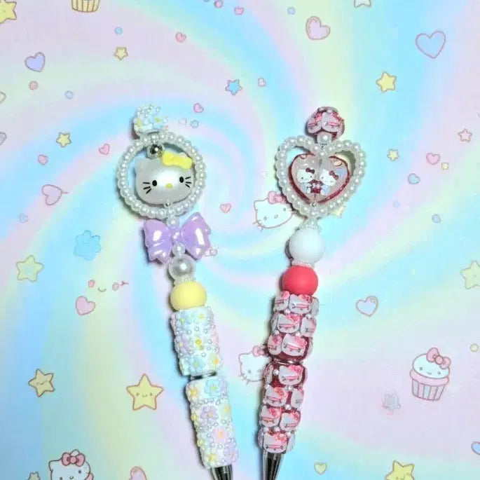 [BUNJANG] Handmade Beaded Ballpoint Pen / 비즈볼꾸펜