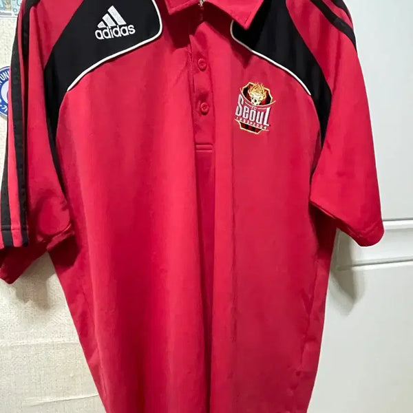 [BUNJANG] Adidas FC Seoul Short Sleeve Polo T-Shirt / Adidas FC Seoul Short Sleeve Polo Kara T