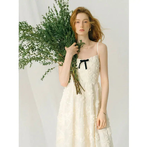 [BUNJANG] Sinsden Flora Ribbon Lace Long Dress / 신스덴) 새상품 플로라 리본 레이스 롱원피스- 55