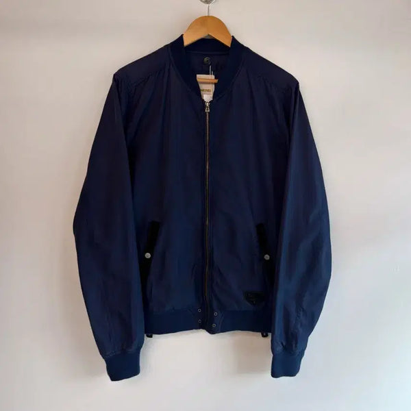 [BUNJANG] Diesel Loose Fit Nylon Cotton Military Blouson Jacket / 디젤 루즈핏 나일론 코튼 밀리터리 블루종 자켓