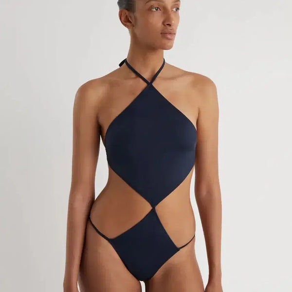 [BUNJANG] Parle Swimsuit Navy / (새상품)[S,M] 팔로마울 Parle 수영복/네이비