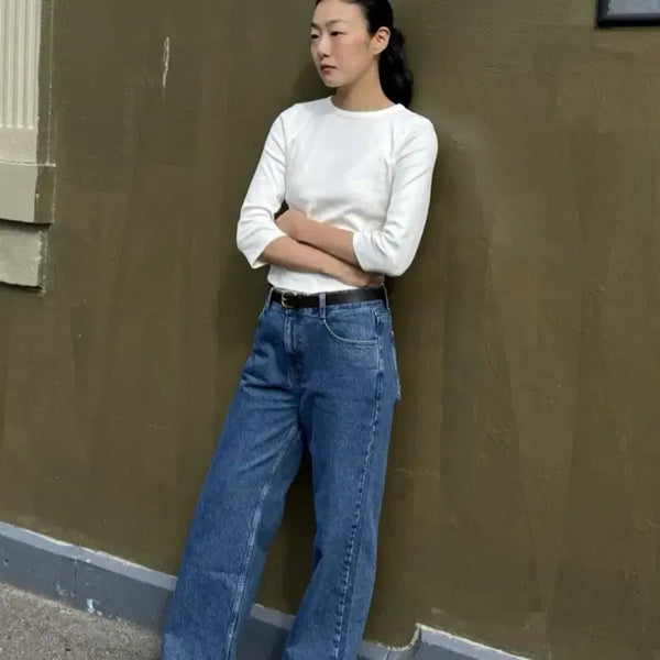 [BUNJANG] XS Size Pony Tail Bon Bella CON Jean Classic Blue / [XS] 포니테일 본 벨라 콘 진 클래식블루