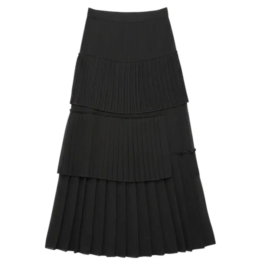 [BUNJANG] Juicy Judy Pleated Tulle Banding Long Skirt / 여성26/ 쥬시쥬디 플리츠 튜튜 밴딩 롱스커트